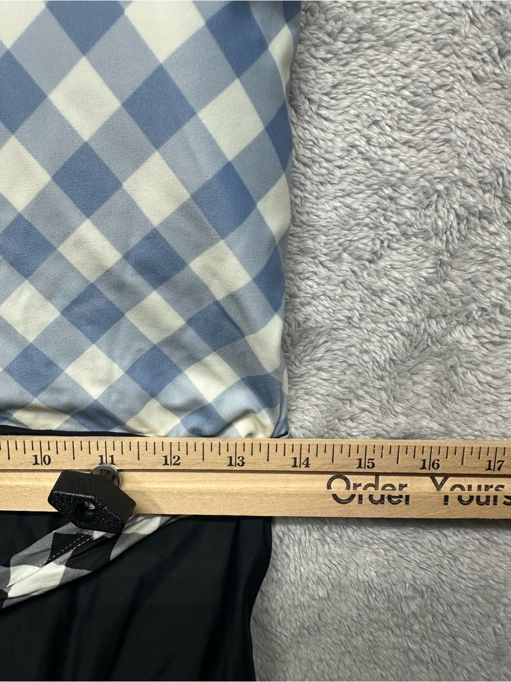 Summersalt Gingham Wrap Tie Swimsuit - Picture 9 of 11